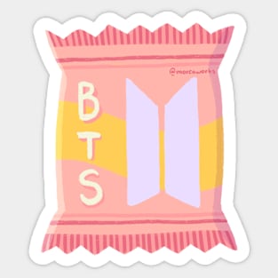 BTS candy peach Sticker